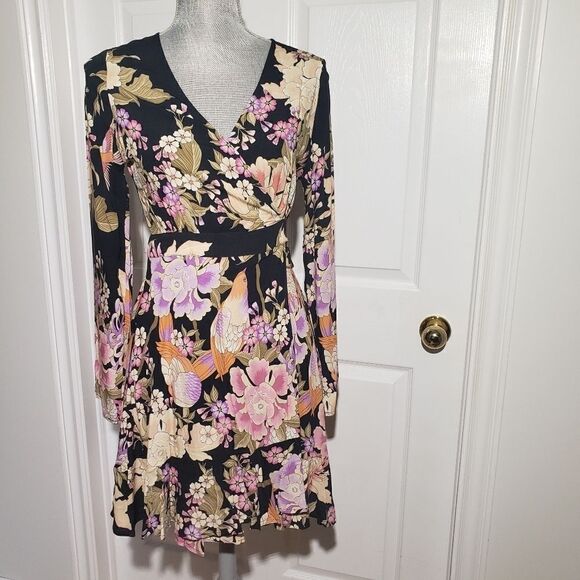 SPELL wrap mini dress - Picture 2 of 6